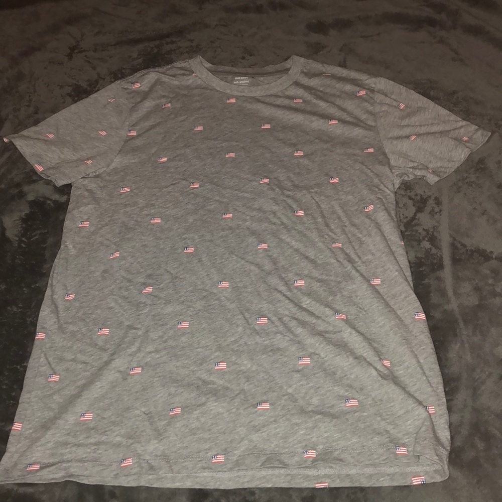 All over American Flag T-Shirt